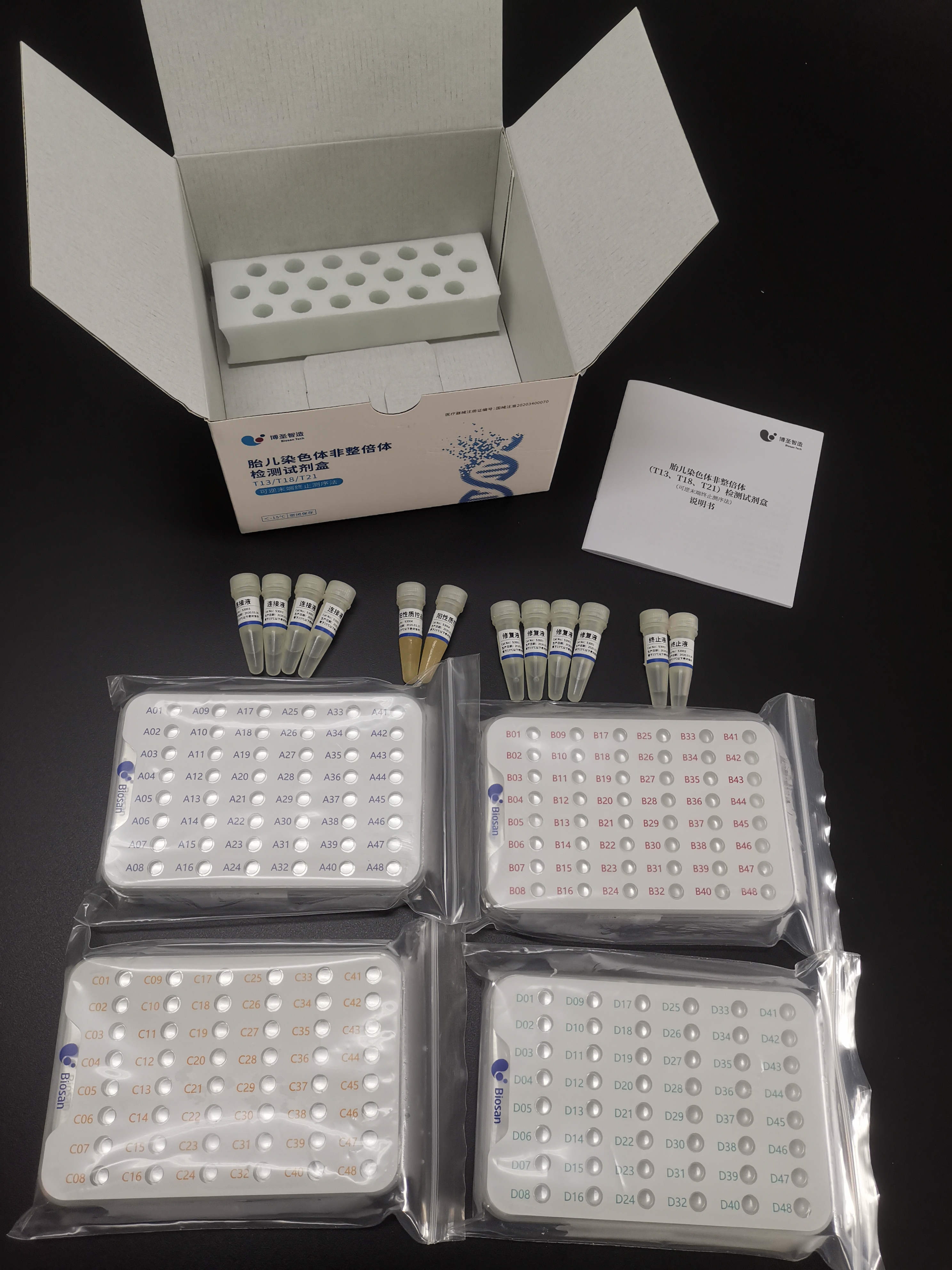 【杰毅麦特】胎儿染色体非整倍体（T13、T18、T21）检测试剂盒（可逆末端终止测序法）-云医购