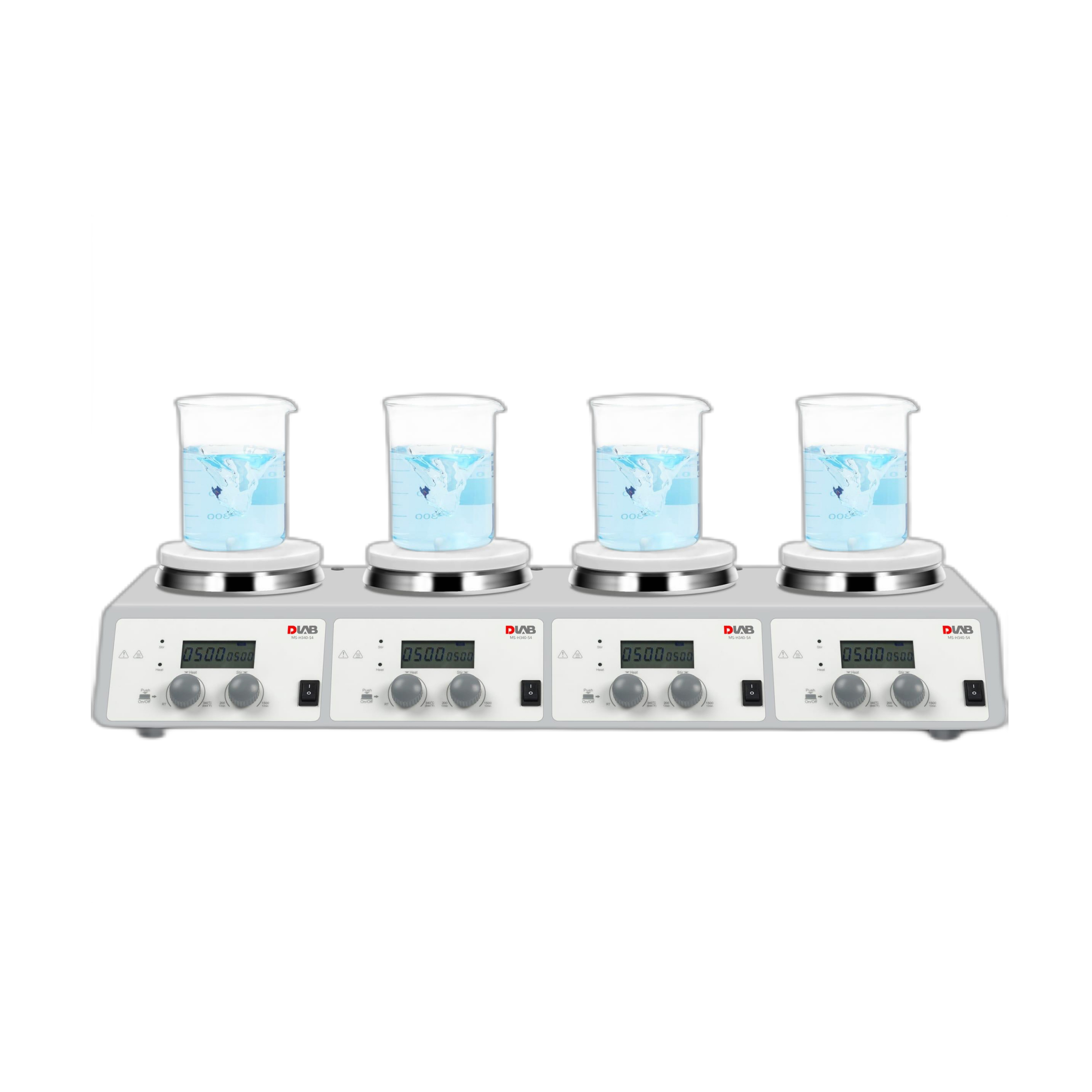 【大龙】数控加热型四通道磁力搅拌器套装MS-H340-S4-云医购