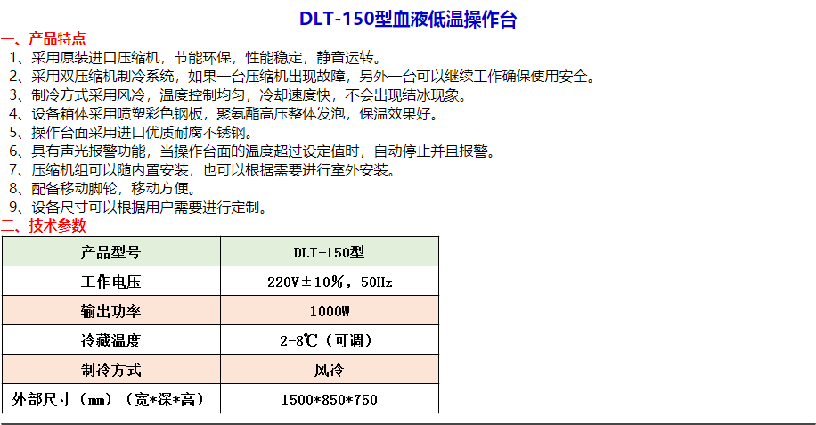 特点