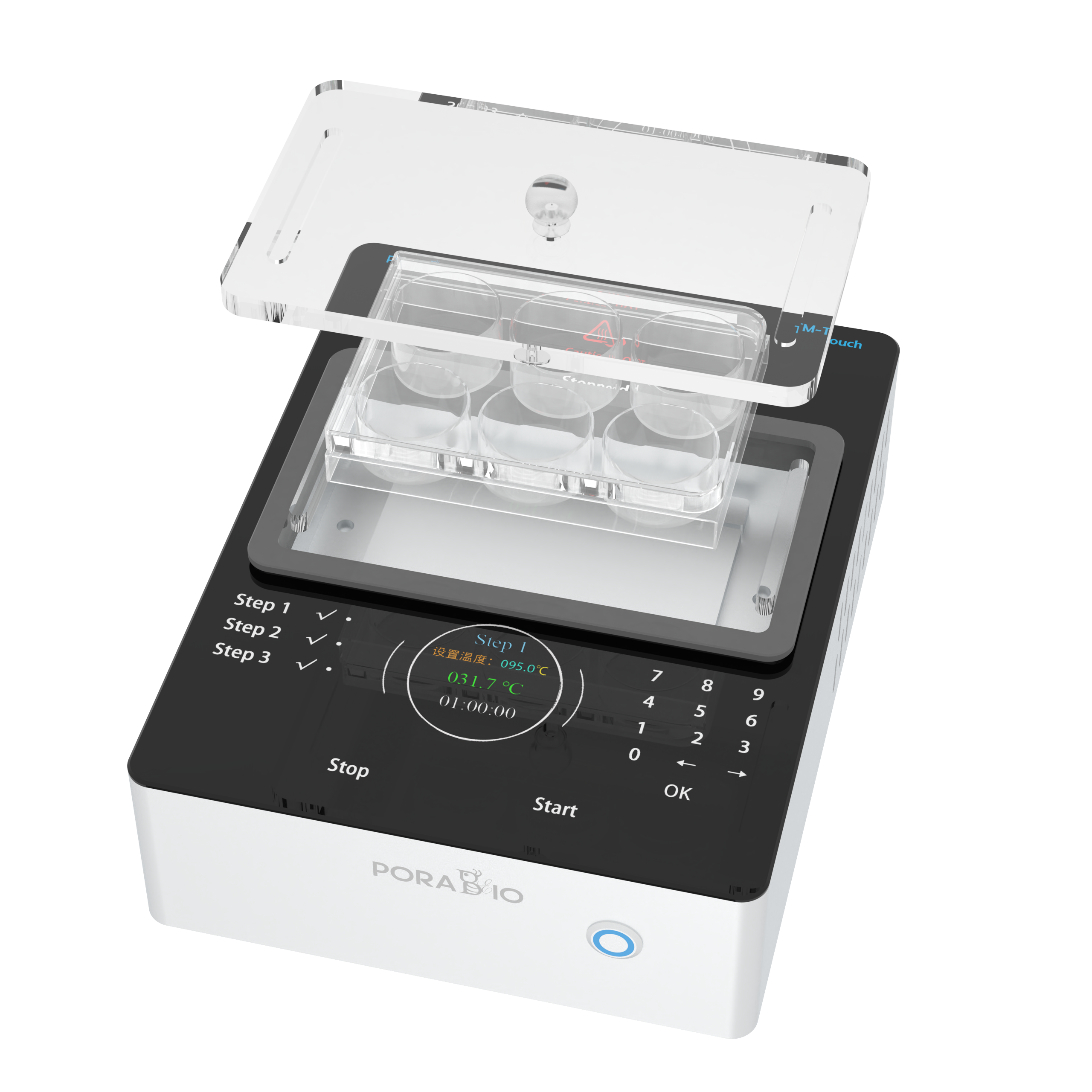 【普睿博】96孔安全高温金属浴